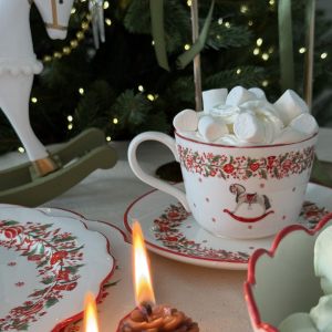 Новогодняя чайная пара "Christmas Traditions" 250мл в подарочной упаковке