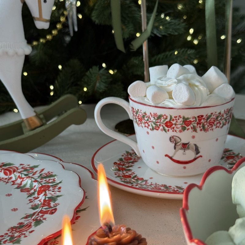 Новогодняя чайная пара "Christmas Traditions" 250мл в подарочной упаковке