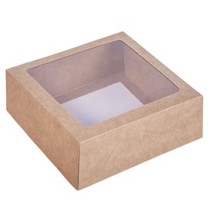 Подарочная коробка с окошком "Easy Gift Box" 19x19x9 см