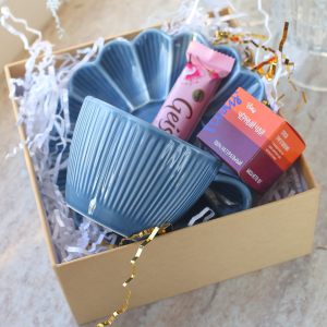 Подарочный набор "Lotus magic" сладкий подарок с чайной парой