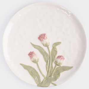 Блюдо сервировочное "Тюльпаны" 24 см в подарочной упаковке