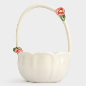 Конфетница "Gentle flower" корзинка с цветами в подарочной упаковке