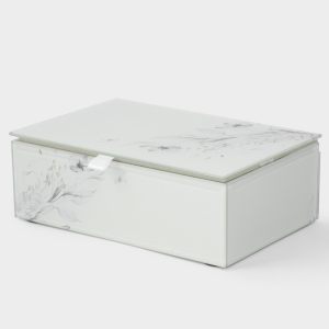 Шкатулка для украшений "Цветы" 15x10 см