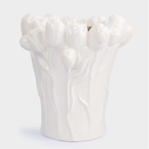 Ваза для цветов "Тюльпаны" 25 см в подарочной упаковке