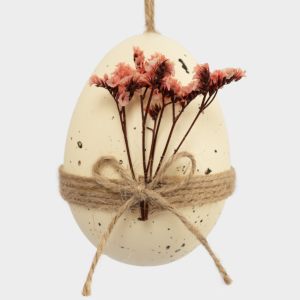 Пасхальная подвеска "Яйцо и веточки" 9 см
