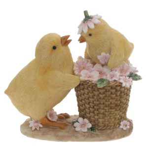 Пасхальная декоративная фигурка "Цыплята"