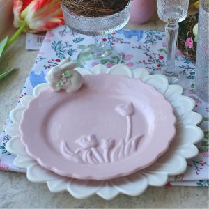 Блюдо сервировочное пасхальное "Милый кролик" 20,5 см