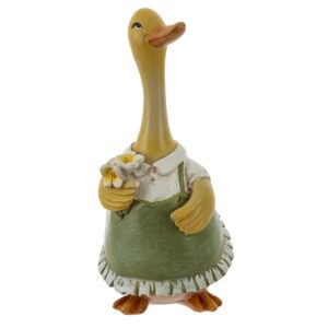 Пасхальная декоративная фигурка "Гусыня"