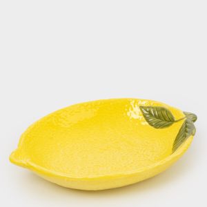 Салатник фарфоровый "Лимон" в подарочной упаковке