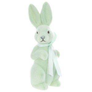 Пасхальная фигурка "Кролик с бантом" 14 см