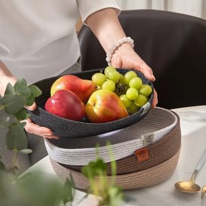 Декоративная корзиночка "Boho" для хранения из хлопка