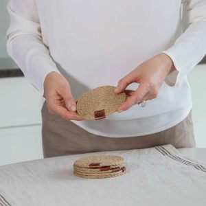 Набор подставок для чашек и бокалов "Utah" 6 шт, из натурального джута