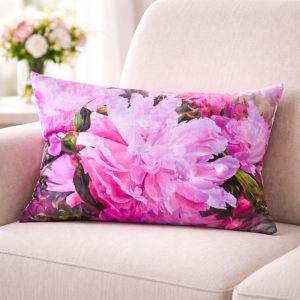 Подушка "Розовый пион" 50х70 см