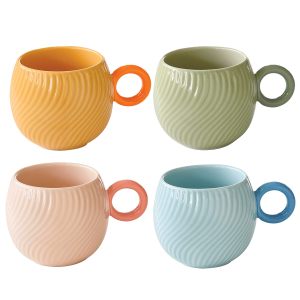 Набор кружек "Waves" 350 мл, 4 шт в подарочной упаковке