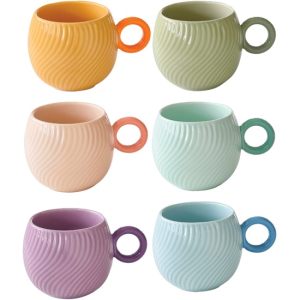 Набор кружек для кофе "Waves" 90 мл, 6 шт в подарочной упаковке