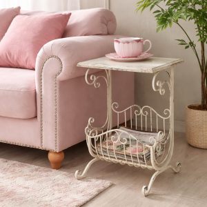 Барный столик садовый "Антик" кованый