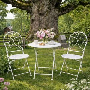 Садовый набор мебели из стола и 2-х стульев "Гардения"
