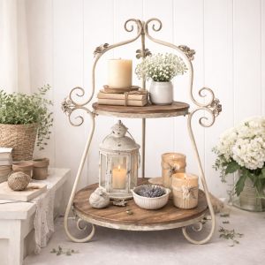 Этажерка "Античные цветы"