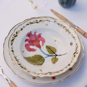 Тарелка глубокая "Pink Flower" 23 см