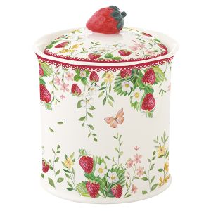 Банка для хранения "Jardin Des Fraises" 11х14см в подарочной упаковке