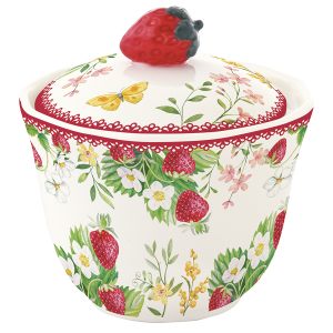 Сахарница "Jardin Des Fraises" 200мл в подарочной упаковке