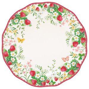 Тарелка десертная "Jardin Des Fraises" 20см