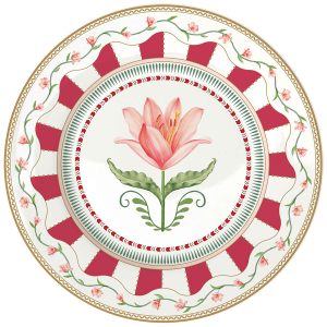 Тарелка десертная "Flowery" 19,2см