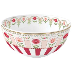 Салатник фарфоровый большой "Flowery" 23см
