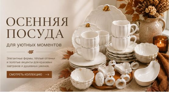 Осенняя посуда