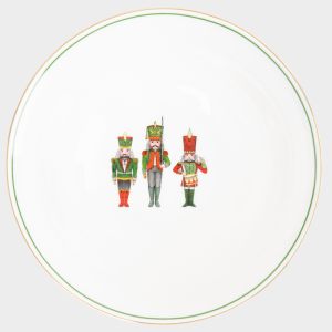 Новогодний салатник фарфоровый "Щелкунчик" в подарочной упаковке