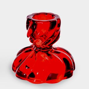 Новогодний подсвечник для тонкой свечи "New Year" 8х7см
