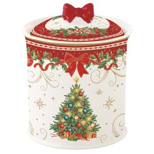 Новогодняя банка для хранения "Christmas Heritage" 13,5см в подарочной упаковке