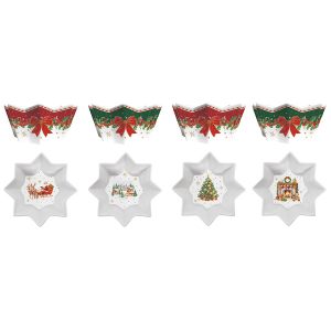 Новогодний набор пиал для закусок "Christmas Heritage" в подарочной упаковке