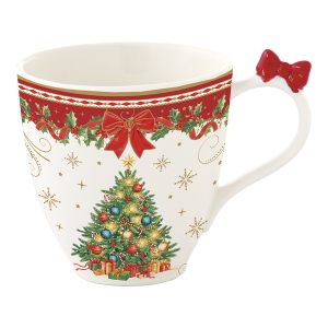 Новогодняя кружка фарфоровая "Christmas Heritage" 350мл в подарочной упаковке