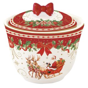 Новогодняя сахарница "Christmas Heritage" 200мл в подарочной упаковке