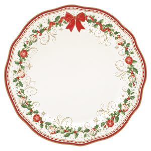 Новогодняя тарелка обеденная "Christmas Heritage" 28см