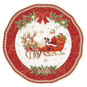 Новогодняя тарелка десертная "Christmas Heritage" 20см