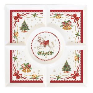 Новогоднее блюдо для закусок "Christmas Tale" в подарочной упаковке