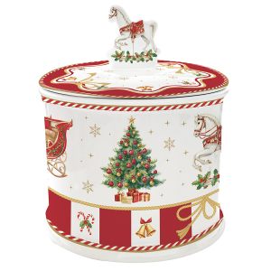 Новогодняя банка для хранения "Christmas Tale" 16,5см в подарочной упаковке
