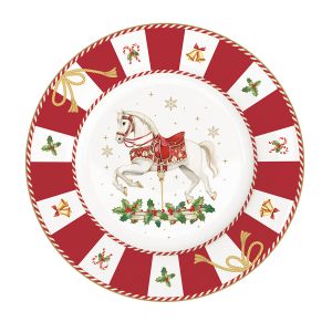 Новогодняя тарелка десертная "Christmas Tale" 19см
