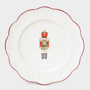 Новогодняя тарелка десертная "Nutcracker" 22см в подарочной упаковке