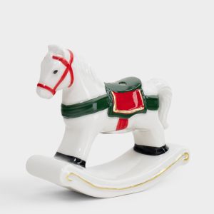 Новогодняя ёмкость для специй "Лошадка-качалка" 7см