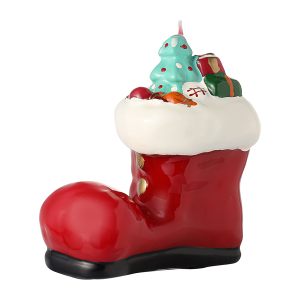 Новогодняя свеча декоративная "Festive stocking" 12,5см в подарочной упаковке